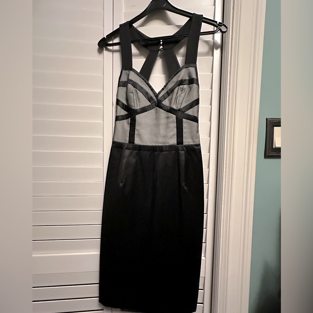Sexy Black and Gray Dress